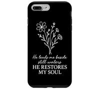 He Leads Me Beside Still Waters Psalm 23 Scripture Quote Case for iPhone 7 Plus/8 Plus
