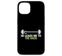He Leads Me To The Rack Weightlifting Powerlifting Lifter Case for iPhone 13