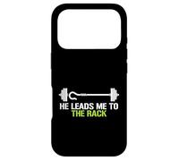 He Leads Me To The Rack Weightlifting Powerlifting Lifter Case for iPhone 17 Pro