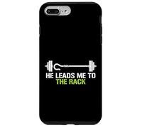 He Leads Me To The Rack Weightlifting Powerlifting Lifter Case for iPhone 7 Plus/8 Plus