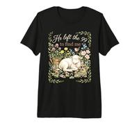 He Left The 99 Lost Sheep Parable Faith Premium T-Shirt