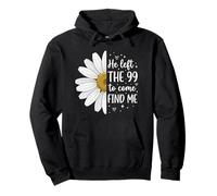 He Left The 99 To Come Find Me for Christian Women Pullover Hoodie
