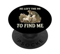 He Left The 99 To Find Me Christian Faith PopSockets Adhesive PopGrip