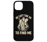 He Left the 99 to Find Me Christian Jesus Lost Sheep Parable Case for iPhone 14 Plus