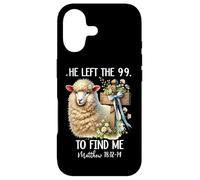 He Left the 99 to Find Me Jesus He Has Risen Matthew 18:12 Case for iPhone 17