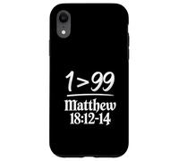 He Left The 99 To Find Me Matthew 18:12-14 Bible Verse Case for iPhone XR