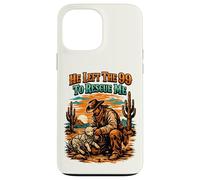 He Left The 99 To Rescue Me Cowboy Western Luke 15 Christian Case for iPhone 13 Pro Max
