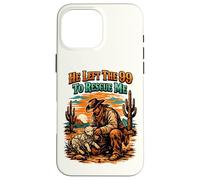 He Left The 99 To Rescue Me Cowboy Western Luke 15 Christian Case for iPhone 16 Pro Max