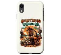 He Left The 99 To Rescue Me Cowboy Western Luke 15 Christian Case for iPhone XR