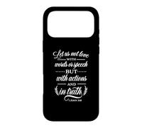 He Let Us Not Love With Words Bible Verse Quote Christian Case for iPhone 17 Pro Max