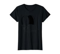 He Lives Empty Tomb Faith Christian Value Graphic T-Shirt, Women, Black, M