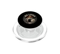 He Lives Faith Cross PopSockets PopGrip for MagSafe