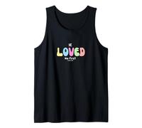 He Loved Me First: Faith-Based Christian Affirmation Graphic Tank Top