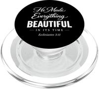 He Made Everything Beautiful In Its Time Ecclesiastes 3:11 PopSockets PopGrip for MagSafe