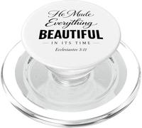 He Made Everything Beautiful In Its Time Ecclesiastes 3:11 PopSockets PopGrip for MagSafe