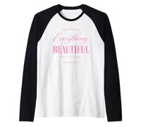 He Made Everything Beautiful in Its Time Ecclesiastes 3:11 Raglan Baseball Tee