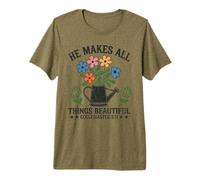 He Makes All Things Beautiful Ecclesiastes 3:11 Vintage Premium T-Shirt