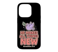 He Makes All Things New Revelation 21 5 Bible Scripture Case for iPhone 14 Pro