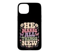 He Makes All Things New Revelation 21 5 Bible Scripture Case for iPhone 15 Plus