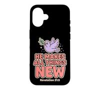 He Makes All Things New Revelation 21 5 Bible Scripture Case for iPhone 16