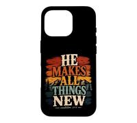 He Makes All Things New Revelation 21 5 Bible Scripture Case for iPhone 16 Pro