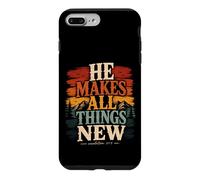 He Makes All Things New Revelation 21 5 Bible Scripture Case for iPhone 7 Plus/8 Plus