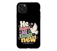 He Makes All Things New Revelation 21 5 Bible Verse Case for iPhone 11 Pro Max