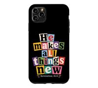 He Makes All Things New Revelation 21 5 Bible Verse Case for iPhone 11 Pro Max
