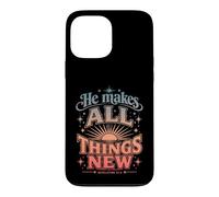 He Makes All Things New Revelation 21 5 Bible Verse Case for iPhone 13 Pro Max