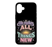 He Makes All Things New Revelation 21 5 Bible Verse Case for iPhone 16 Plus
