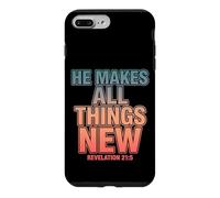 He Makes All Things New Revelation 21 5 Bible Verse Case for iPhone 7 Plus/8 Plus