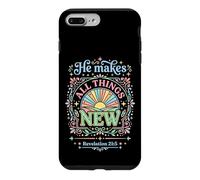 He Makes All Things New Revelation 21 5 Bible Verse Case for iPhone 7 Plus/8 Plus