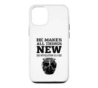 He Makes All Things New Revelation 215 Christian Jesus Faith Case for iPhone 12/12 Pro