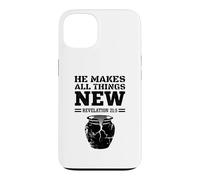 He Makes All Things New Revelation 215 Christian Jesus Faith Case for iPhone 13