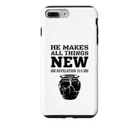 He Makes All Things New Revelation 215 Christian Jesus Faith Case for iPhone 7 Plus/8 Plus