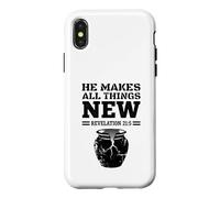 He Makes All Things New Revelation 215 Christian Jesus Faith Case for iPhone X/XS