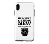 He Makes All Things New Revelation 215 Christian Jesus Faith Case for iPhone XS Max