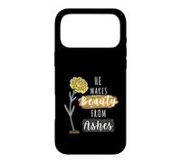 He Makes Beauty from Ashes Inspirational Christian Quote Case for iPhone 17 Pro Max