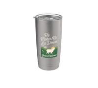 He Makes Me Lie Down in Green Pastures Stainless Steel Insulated Tumbler
