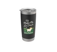 He Makes Me Lie Down in Green Pastures Stainless Steel Insulated Tumbler