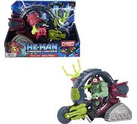 He-Man and The Masters of the Universe Trap Jaw & Vehicle Set, Vehicle with 5.5-in Action Figure & Accessory Inspired by MOTU Netflix Animated Series, Collectible Toy for Kids Ages 4 Years & Older
