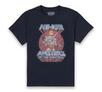 He-Man Distressed Men's T-Shirt - Navy - XL