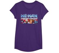 He-Man & Masters of The Universe Official T-Shirt, Girls, Purple, Large