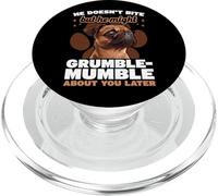 He Might Grumble-Mumble About You Later Griffon Dog PopSockets PopGrip for MagSafe