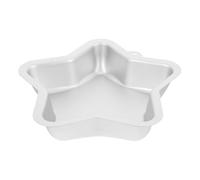He Moton 9 Inch Five Pointed Star Shaped Ca Ke Pan Aluminum Nonstick Cake De Corating Mould Tins Bakeware Tool for Birthday Anniversary Wedding Party 060931
