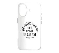 He Must Increase, But I Must Decrease Christian Faith Quote Case for iPhone 17