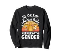 He Or She Auntie Bee Keeper Of The Gender Sweatshirt