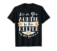 He Or She Auntie to Bee Keeper of The Gender Reveal Funny T-Shirt