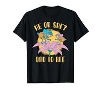 He or she Father to the bee Gender Reveal Father Value Graphic T-Shirt, Men, Black, S