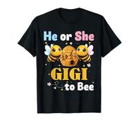 He or She Gigi to Bee - Gender Reveal What Will It Bee T-Shirt